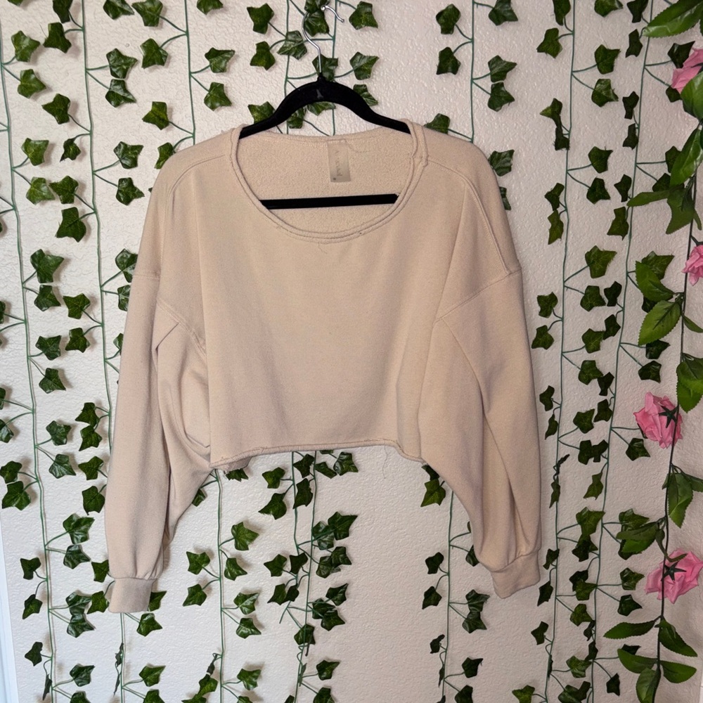 Stylish Beige Cropped Top